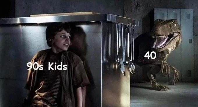 1990 kids, are you okay mentally? Just checking up on y'all. Does one knee hurt randomly? Shame - meme