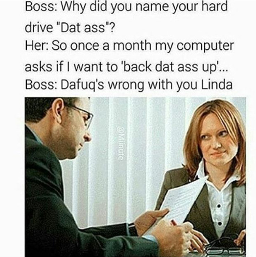 Dammt Linda - meme