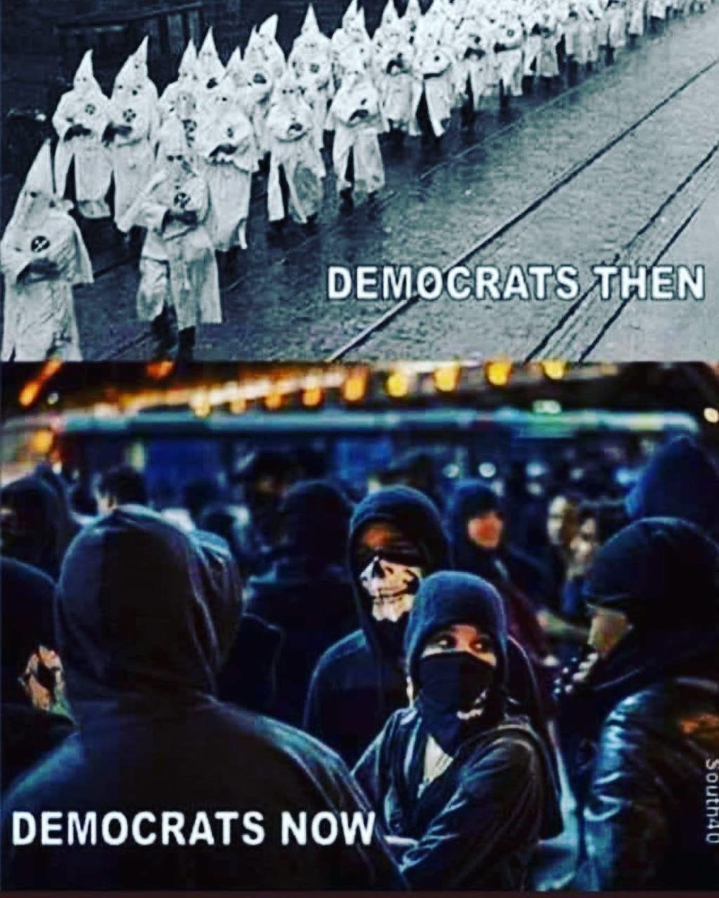 Kkk = antifa - meme