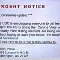 URGENT CDC UPDATE
