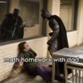 math homevork with dad