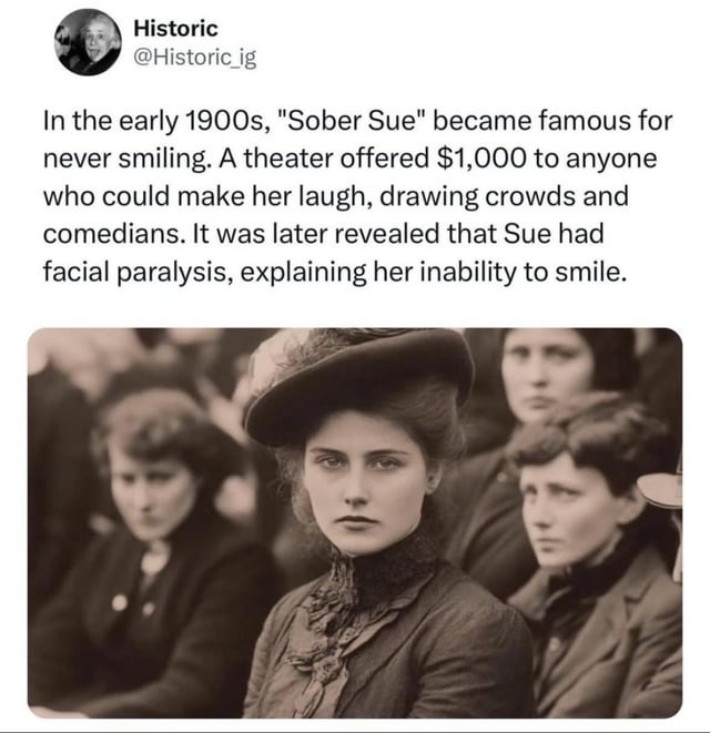 Sober Sue was beautiful - meme