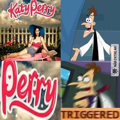 Eu te odeio Perry o ornitorrinco - meme