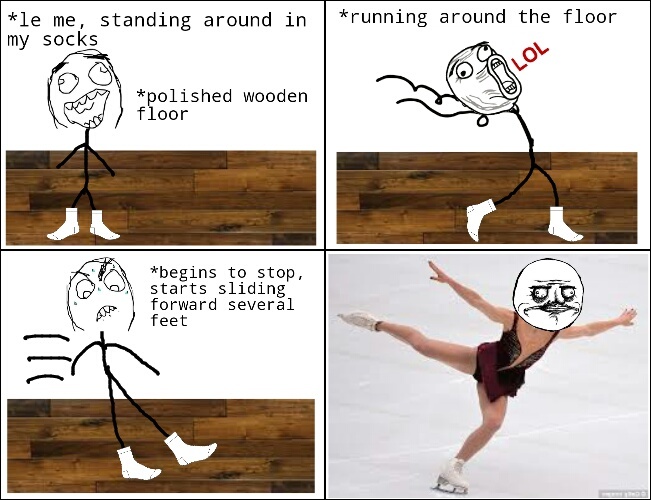 Floor skating - meme
