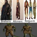Argonians are a slave race. Also OC