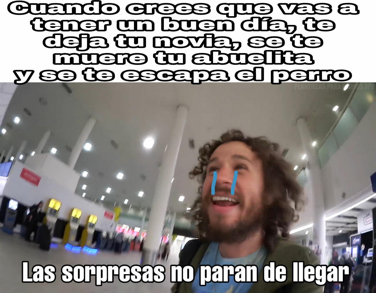 La vida esta llena de sorpresas - meme