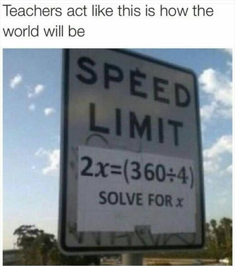 Speed limit - meme