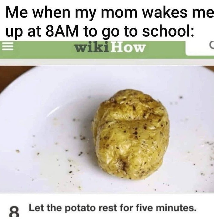 I'm the potato - meme