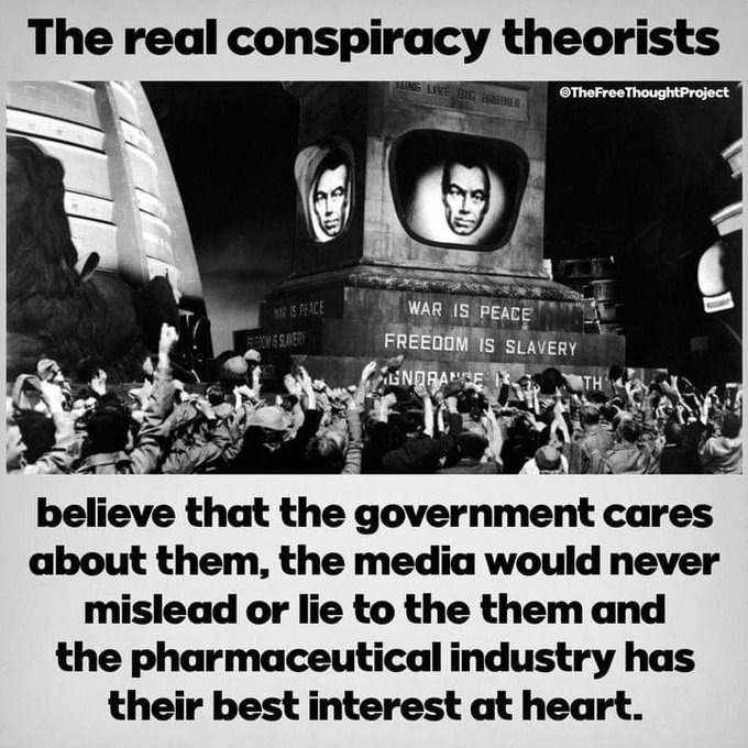 conspiracy theorists - meme