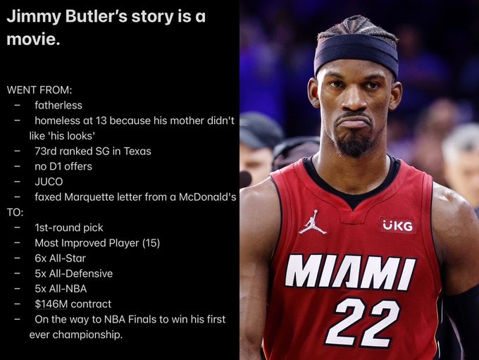 Jimmy Butler's story is a movie - meme