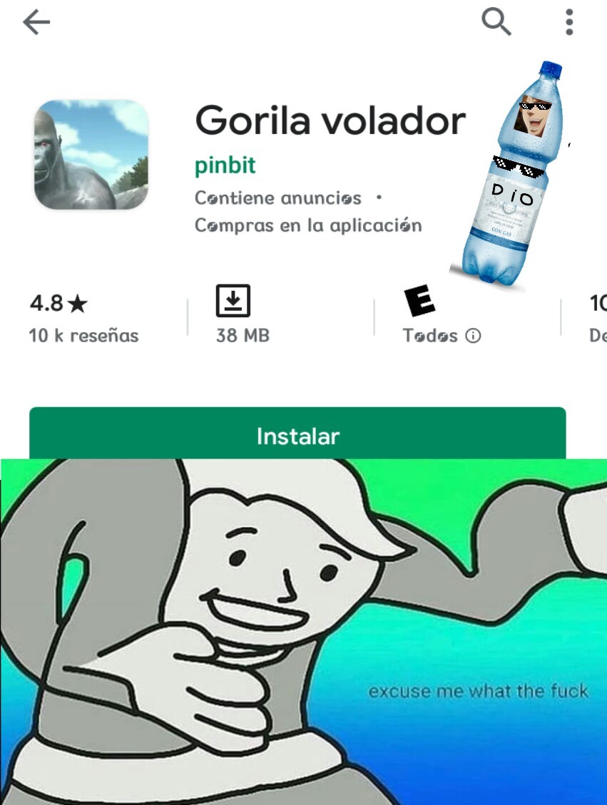 Bienvenidos al mundo del gorila - meme