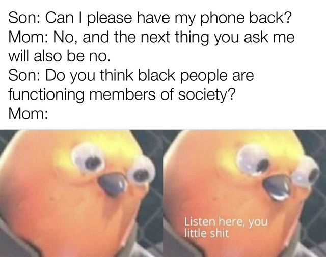 Mom can I have my phone back? - meme