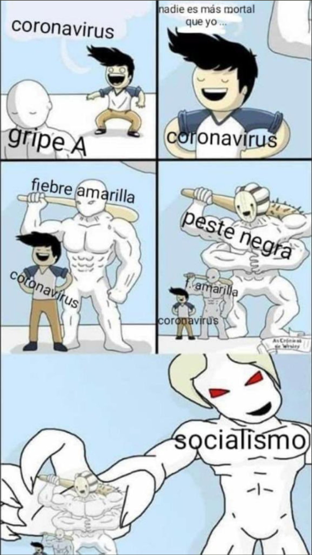 Corona Virus VS Socialismo - meme