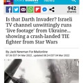 The media would never lie.  TIE fighters are obviously real now.