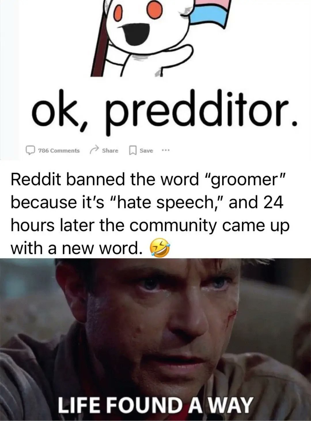 Reddit ban groomer