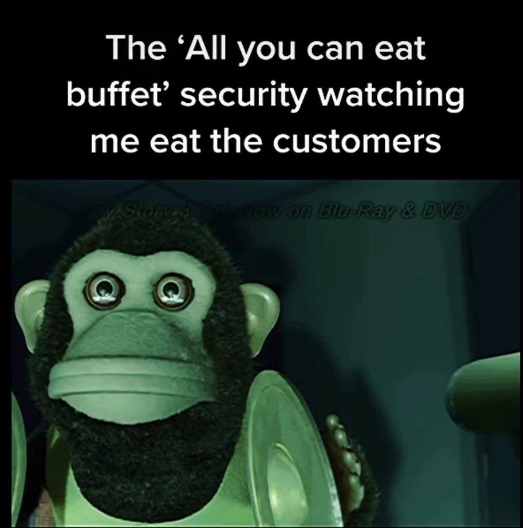dongs in a buffet - meme