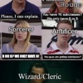 Wizards and clerics