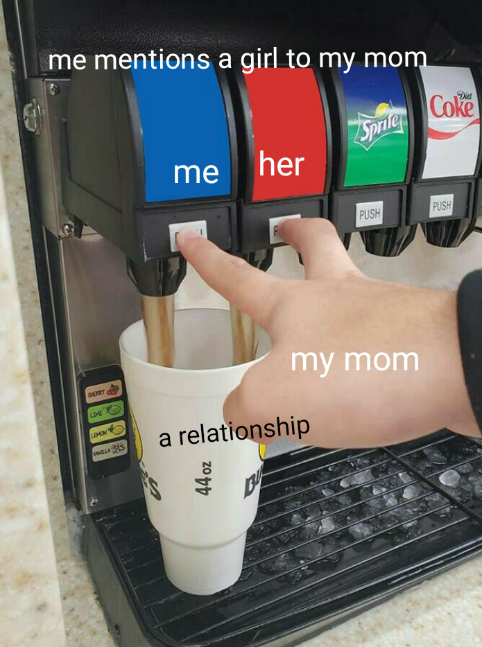 I love my mom - meme
