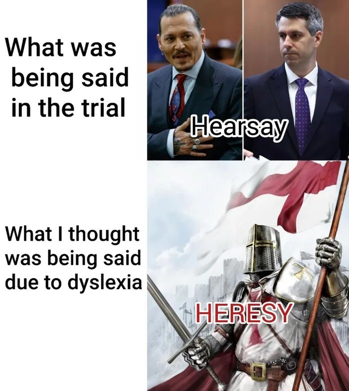 Heresy - meme