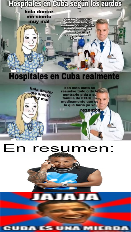 JAJAJA CUBA ES UNA MIERDA - meme