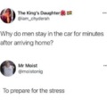 Men stress meme