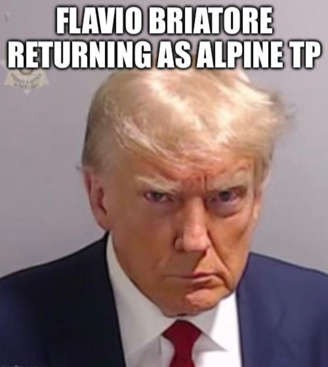 Flavio Briatore making a wild comeback as Alpine team boss - meme