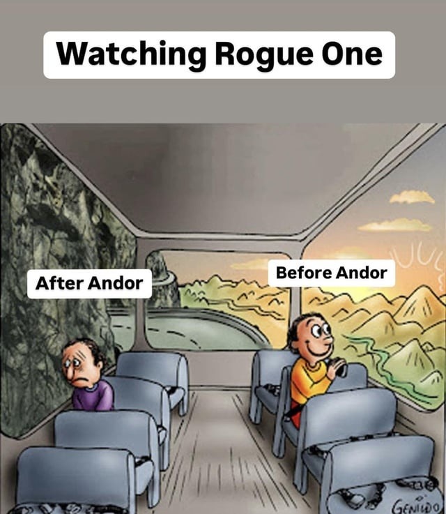 Rogue One hits way harder after Andor - meme