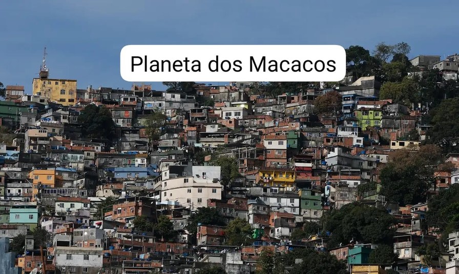 Como as favelas são feias... - meme