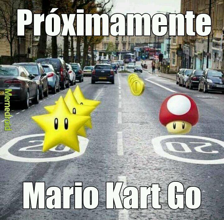Mario Kart Go - meme