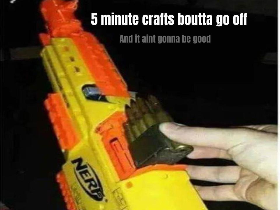 If the hot glue gun don't work.. - meme