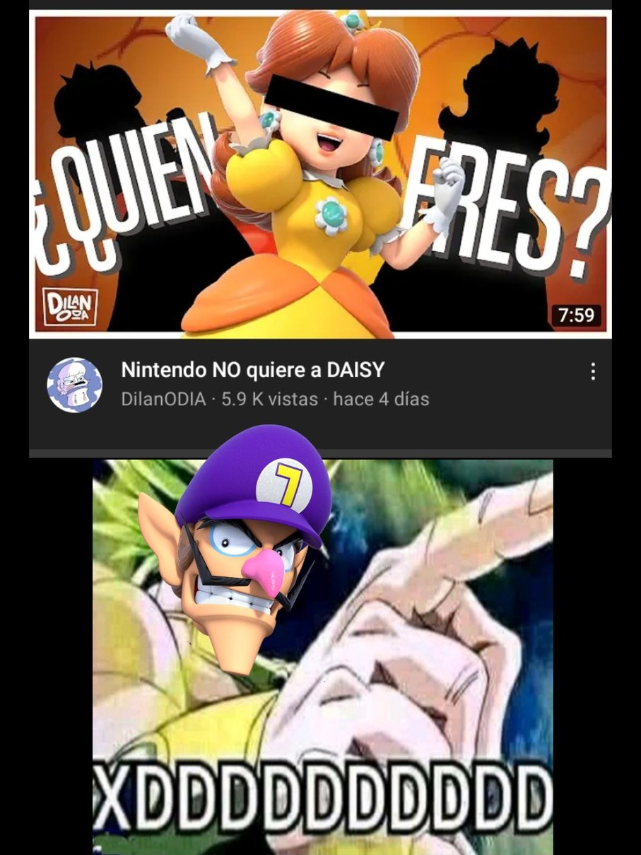 Al menos daisy esta en smash - meme