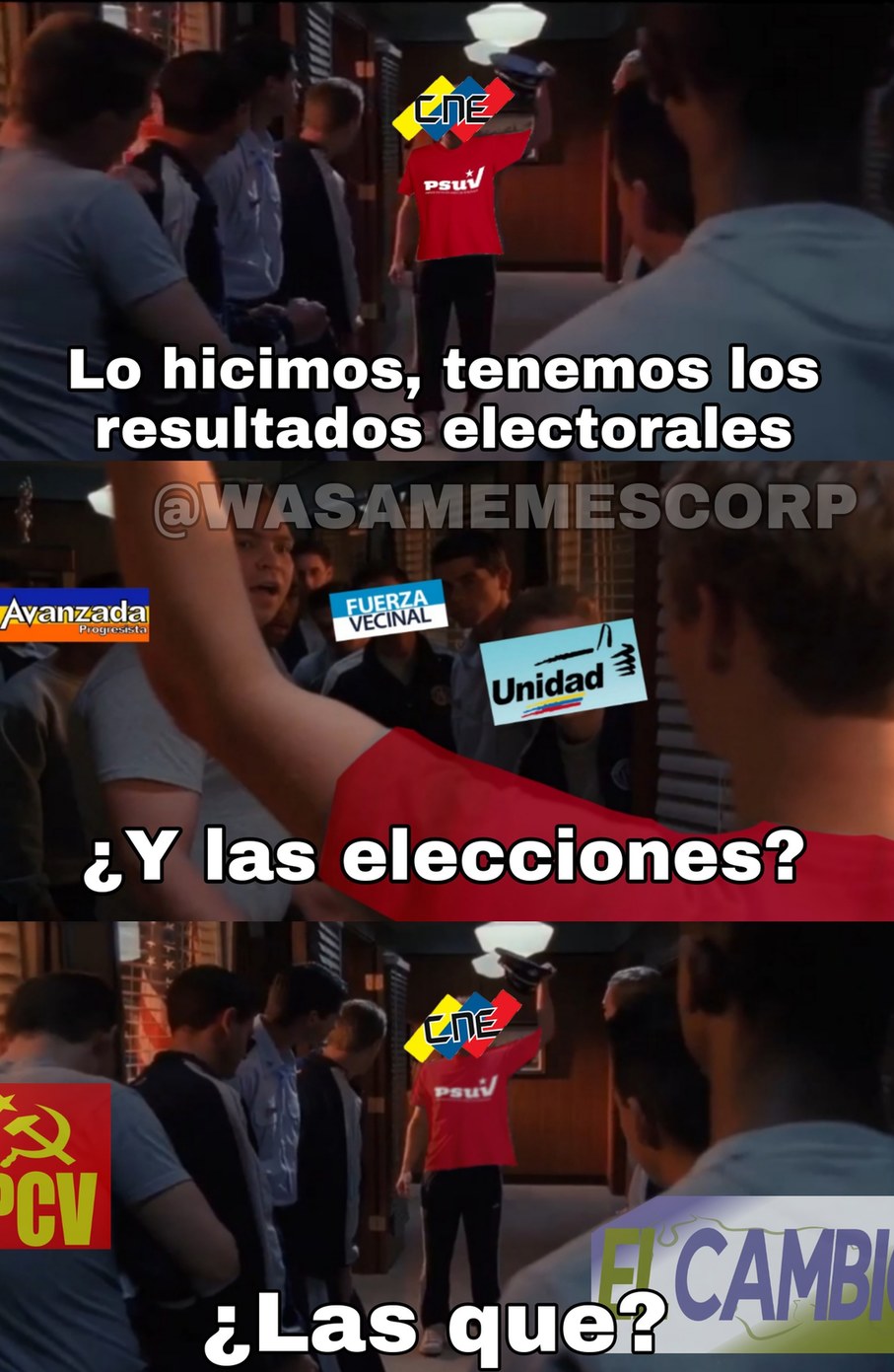 Elecciones regionales del 21 de Noviembre, mi familia va a participar apoyando a la Unidad pero igual se siente el fraude Chavista xd - meme