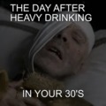 Hangover in your 30s