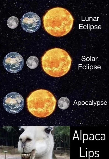 Types of eclipse - meme