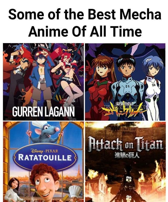 Ratatouille is a mecha anime meme