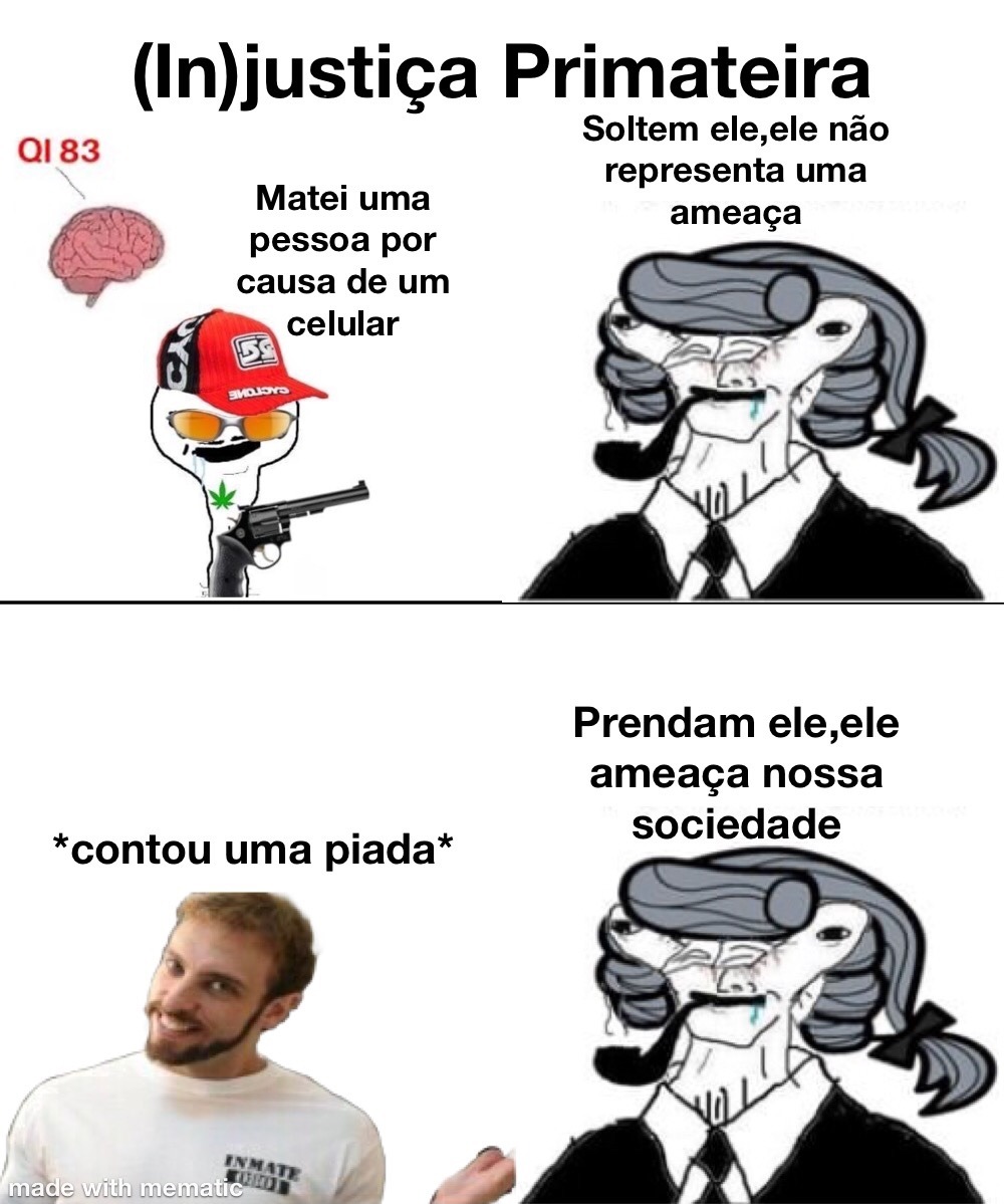 justiça bostileira - meme
