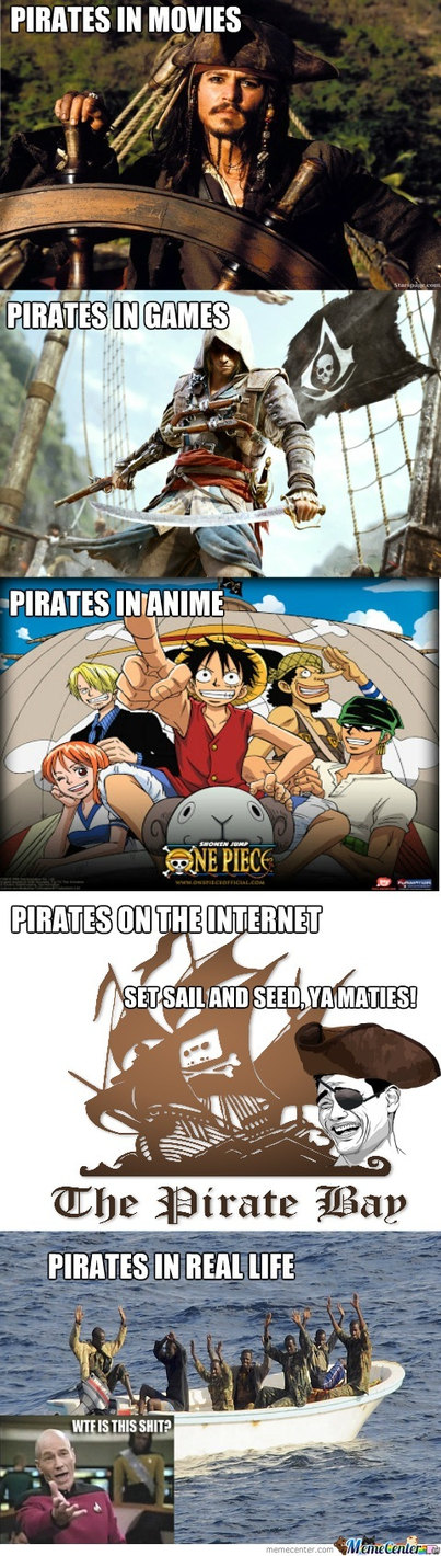 All the piratis - meme