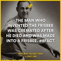 Frisbee inventor