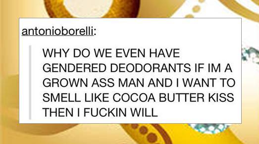 About deodorants - meme
