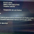 Suarez, suspendido hasta en FIFA 15