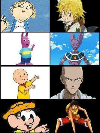 Animes copying Cartoons - meme