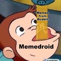 Reddit feeds Memedroid