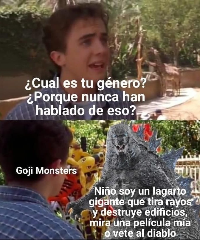 Godzilla es un monstruo ancestral - meme
