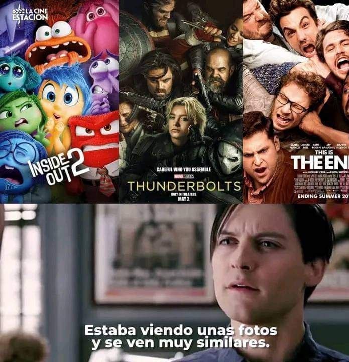 El poser de Thunderbolts es clavado a estos pero al menos es diferente al resto de Marvel - meme