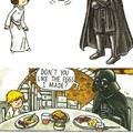 Not easy being a single Vader