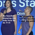 Me waiting to tell my teacher I shit my pants