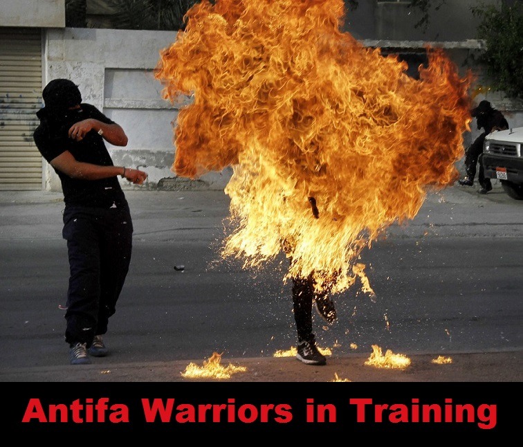 Antifa Warriors Training - meme