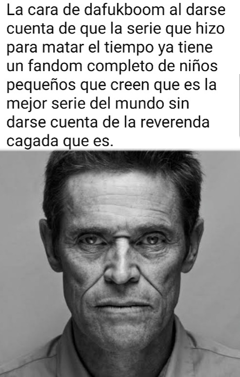 El otro día un niño pequeño me dijo que skibidi toilet era una buena serie :facepalm: - meme