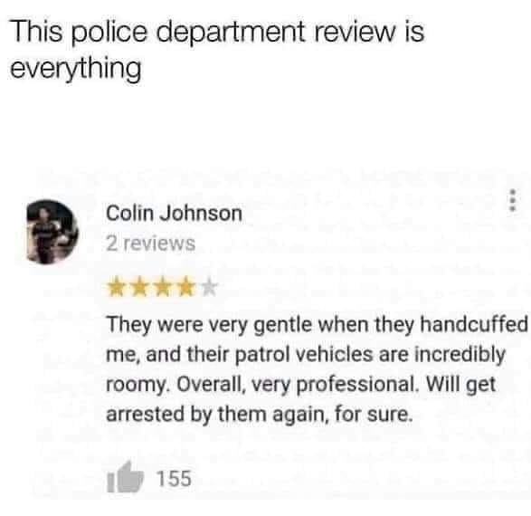 who reviews a police department? - meme