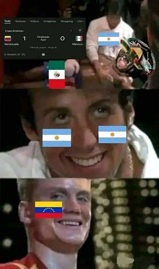 Opiniones del partido de MEX VS VEN? - meme